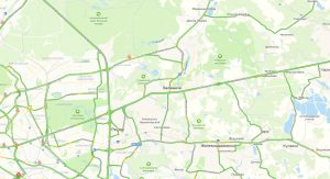 Пробки в Балашихе онлайн сейчас на карте Яндекс