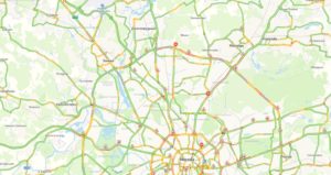 Пробки на Дмитровском шоссе онлайн сейчас на карте Яндекс